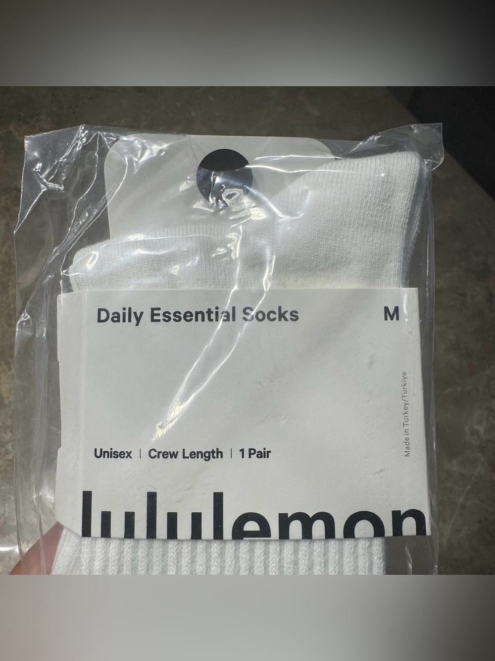New Women’s Lululemon Athletica Socks
3 pairs Size Medium
Socks stretch - Picture 3 of 4